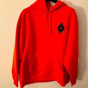 Nike Air Jordan Hoodie Overbrand Overprint Orange